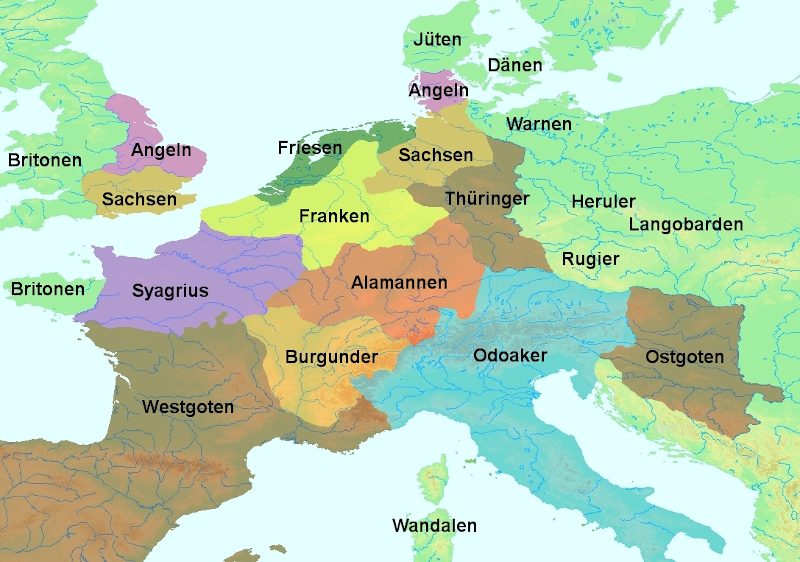 Zentraleuropa im spten 5. Jahrhundert