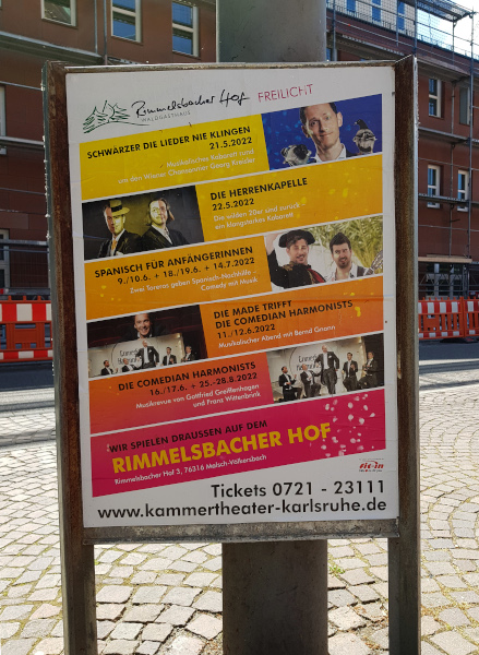 Werbeplakat