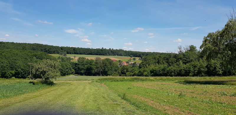 Blick vom Friedhof Vlkersbach